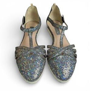 SJP by Sarah Jessica Parker “Meteor” Crystal Flats 36